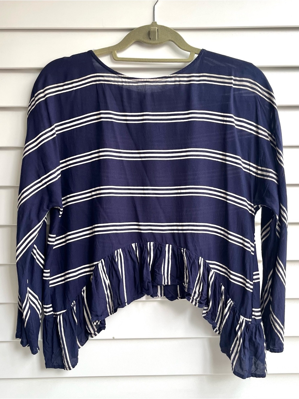 Zara Ruffle Hem Top - Picture 6 of 13